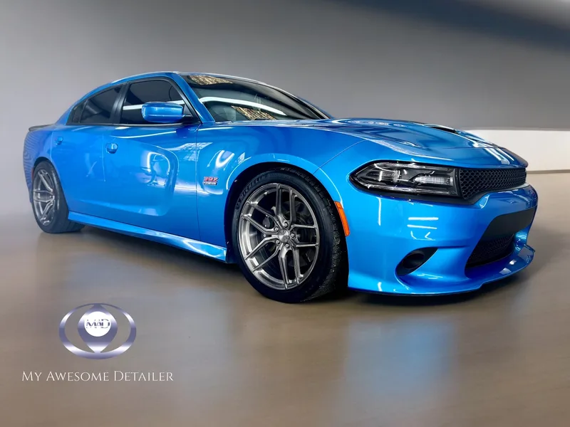 Blue Dodge Charger SRT with PPF