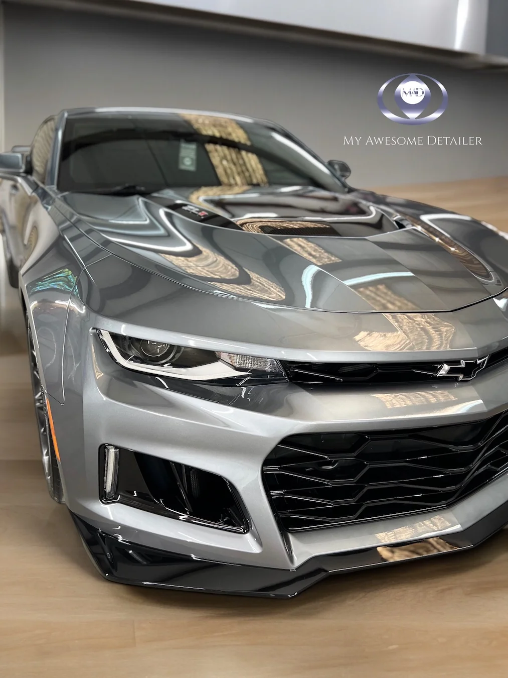 Gray Camaro ZL1